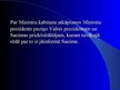 Prezentācija 'Latvijas Republikas Ministru kabinets', 12.