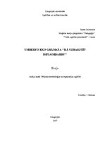 Konspekts 'Umberto Eko grāmata "Kā uzrakstīt diplomdarbu"', 1.