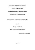 Referāts 'Pakalpojumu starptautiskā tirdzniecība', 1.