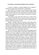 Eseja 'Vai humānisms un demokrātija pedagoģijā noved pie visatļautības', 1.