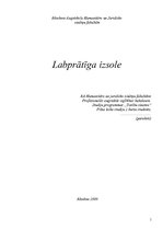 Referāts 'Labprātīga izsole', 1.