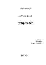 Referāts 'Slēpošana', 1.