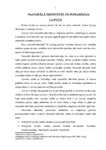 Eseja 'Nacionālā identitāte un integrācija Latvijā', 1.