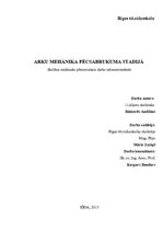 Referāts 'Arku mehānika pēcsabrukuma stadijā', 1.