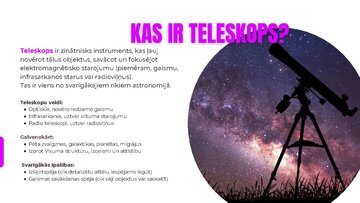 Prezentācija 'Habla teleskops, Džeimsa Veba teleskops', 3.