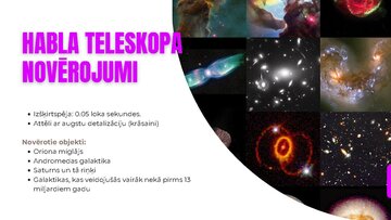 Prezentācija 'Habla teleskops, Džeimsa Veba teleskops', 6.