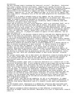 Eseja 'Observation Research', 1.