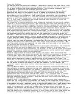 Eseja 'Observation Research', 9.