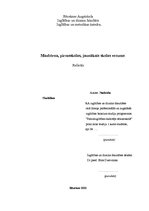 Referāts 'Mazbērna, pirmsskolas, jaunākais skolas vecums', 1.