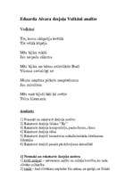 Konspekts 'Eduarda Aivara dzejoļa "Vulkāni" analīze', 1.