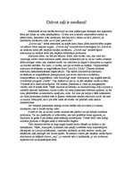 Eseja 'Dzīvot zaļi ir moderni', 1.