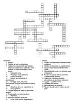 Konspekts 'Krustvārdu mīkla uzņēmējdarbībā ar pareizajām atbildēm', 1.