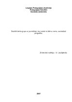 Referāts 'Sociālā darba grupa ar jauniešiem, kuri aiziet no bērnu nama, sasniedzot pilngad', 1.