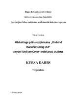 Referāts 'Mārketinga plāns', 10.