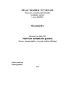 Konspekts 'Materiālu mehāniskās īpašības', 1.
