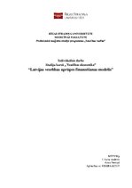 Referāts 'Latvijas veselības aprūpes finansēšanas modelis', 1.