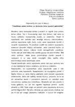 Eseja 'Dzimumpolitika. Totalitāras valsts ietekme uz dzimumu lomu izpratni sabiedrībā', 1.