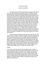 Konspekts '"The Catcher in the Rye" - Review of Chapters 5&6', 1.