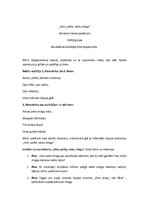 Konspekts 'Velc, pelīte, saldu miegu', 1.