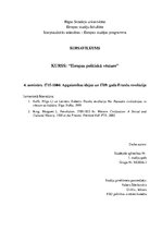 Konspekts 'Apgaismības idejas un 1789.gada Franču revolūcija', 1.