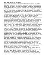 Eseja 'A comparison of character relationships in "Memed, My Hawk" and "The Leopard."', 1.