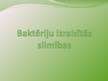 Prezentācija 'Baktēriju izraisītās slimības', 1.
