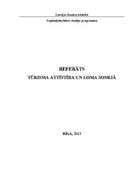Referāts 'Tūrisma attīstība un loma Somijā', 1.