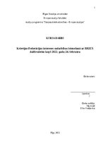 Referāts 'Krievijas Federācijas intereses sadarbības īstenošanā ar BRICS dalībvalstīm kopš', 1.