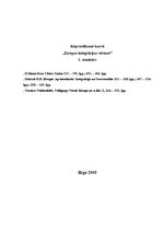 Konspekts 'Eiropas integrācijas vēsture - Eiropas kopējās politikas', 1.