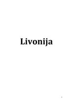 Referāts 'Livonija un tās rašanās', 1.