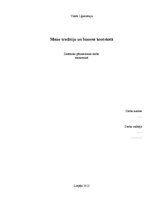 Referāts 'Maize tradīciju un biznesa konspektā', 1.