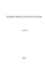 Referāts 'Demogrāfiskie rādītāji un to ietekme uz tautas attīstības bilanci', 1.