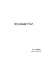 Referāts 'Konkurence', 1.
