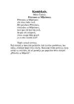 Konspekts 'Dzejas kopas par estētiskajām kategorijām', 5.