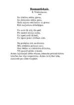 Konspekts 'Dzejas kopas par estētiskajām kategorijām', 6.