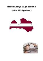 Konspekts 'Nauda Latvijā 20.gadsimta sākumā', 1.