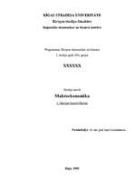 Konspekts 'Pozitīvā un normatīvā ekonomika, nominālais un reālais IKP', 1.