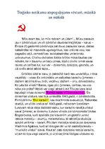 Eseja 'Traģisko notikumu atspoguļojums vēsturē, mūzikā un mākslā', 1.