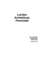 Referāts 'Latvijas arhitektūras pieminekļi', 1.