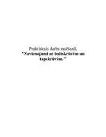 Referāts 'Savienojumi ar bultskrūvēm un tapskrūvēm', 1.