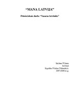 Prezentācija 'Mana Latvija', 1.