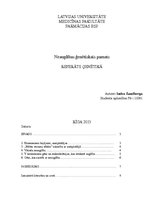 Referāts 'Neauglības ģenētiskais pamatojums', 1.