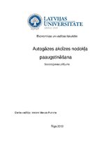 Referāts 'Autogāzes akcīzes nodokļa paaugstināšana', 1.