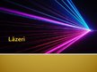 Prezentācija 'Lāzeri', 1.
