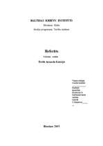 Referāts 'Trešā atmoda Latvijā', 1.