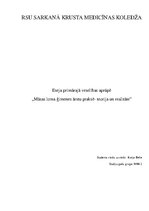 Eseja 'Māsas loma ģimenes ārsta praksē - teorija un realitāte', 1.