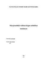 Referāts 'Starptautiskā valūtas tirgus attīstības tendences', 1.