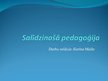 Prezentācija 'Salīdzinošā pedagoģija', 1.