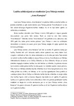 Referāts 'Laulība salīdzinājumā ar mūsdienām Ļeva Tolstoja romānā "Anna Kareņina"', 1.