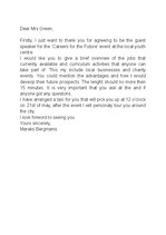 Konspekts 'Formal Letter', 1.